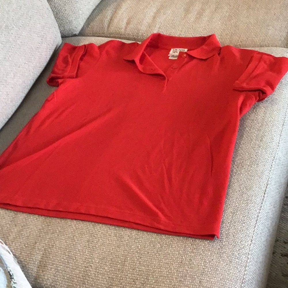Escada Sport polo shirt, red, size large